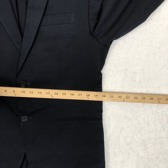 NWT‎ BANANA REPUBLIC Jacket Mens 42R Blue 100% Cotton 2 Button Sport Coat Blazer - Picture 14 of 16